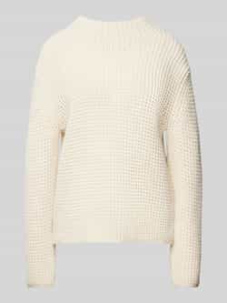 Marc O'Polo DENIM Trui met staande kraag met trendy breipatroon