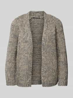 LUISA CERANO Cardigan met opengewerkte voorkant