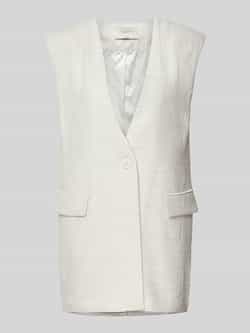 Copenhagen Muse Gilet met V-hals en klepzakken model 'BRIE'