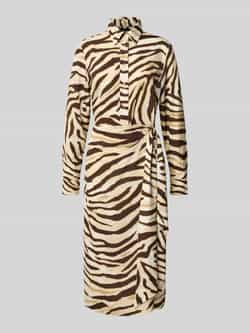 Lauren Ralph Lauren Midi-jurk met all-over dierenprint model 'Jaybin'