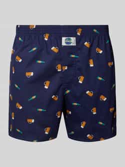 Deal Boxershort met labeldetail model 'Bier'