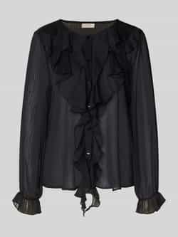 FREE QUENT Regular fit blouse met ruches model 'Ditte'