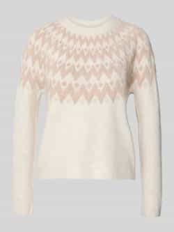 Only Regular fit gebreide pullover met Noors motief model 'FRY'