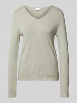 Vila Gebreide pullover met V-hals model 'Viril'