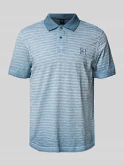 Lerros Regular fit poloshirt met labeldetail model 'SLUB'