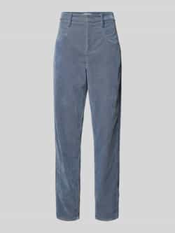 Daydream Regular fit corduroy broek met riemlussen model 'Twist'