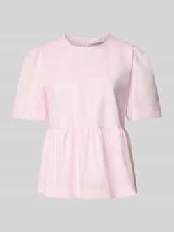 Rich & Royal Blouse met ronde hals en knoopsluiting