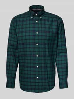 Tommy Hilfiger Regular fit vrijetijdsoverhemd van puur katoen model 'MERCERIZED'