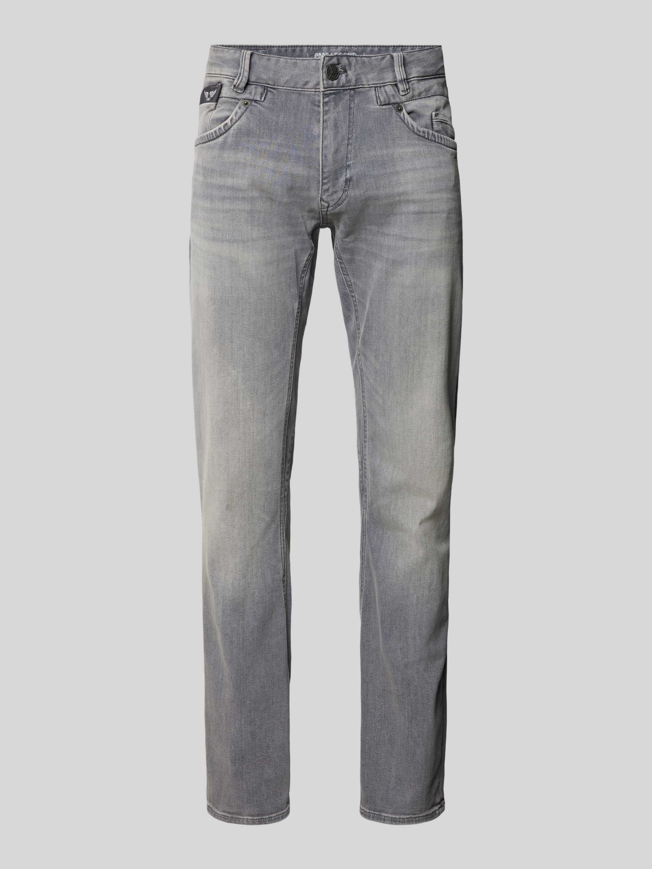 PME Legend Relaxed fit jeans met labeldetail