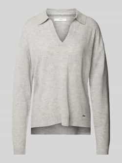 BRAX Gebreide pullover met labeldetail model 'LILLIAN'