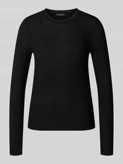 Opus Shirt met lange mouwen en ronde hals model 'Sumelika'
