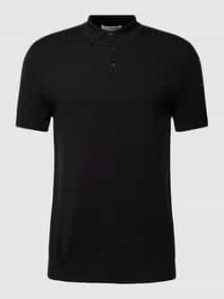 Selected Homme Poloshirt met korte knoopsluiting model 'BERG'