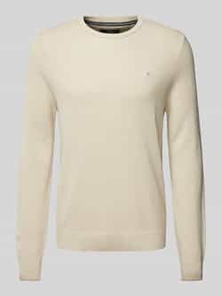 Lerros Gebreide trui lichte gebreide pullover met smalle ribstructuur