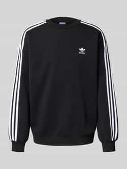 adidas Originals Sweatshirt met labelstitching en ronde hals