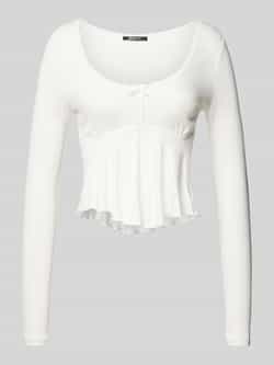 Gina Tricot Shirt met lange mouwen en kant