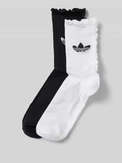 Adidas Originals Sokken met geschulpte zoom in een set van 2 paar