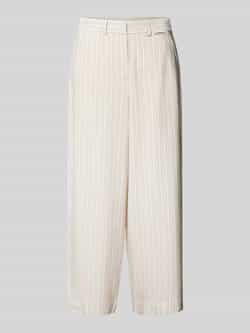 ARMEDANGELS Wide leg stoffen broek met streepmotief model 'CAARUNUS'