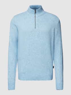 FYNCH-HATTON Gebreide pullover met korte ritssluiting