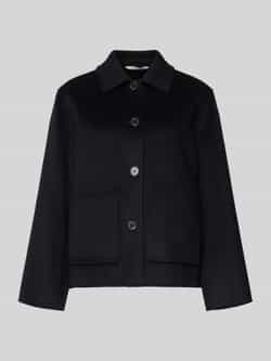 Marc O'Polo Regular fit wollen jack met opgestikte zakken