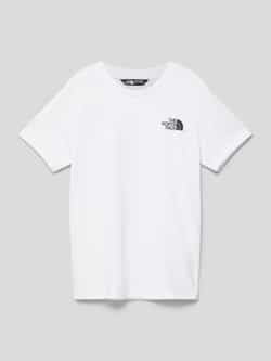 The North Face T-shirt met labelprint model 'SIMPLE DOME'