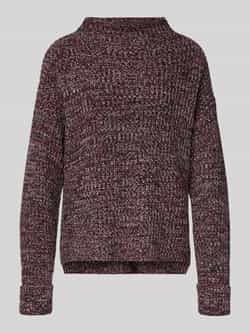 Selected Femme Regular fit gebreide pullover van katoenmix model 'SELMA'