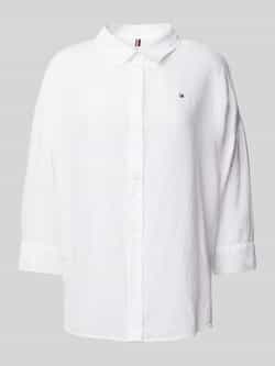 Tommy Hilfiger Regular fit blouse van puur linnen