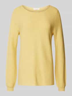 Christian Berg Woman Gebreide pullover met ballonmouwen