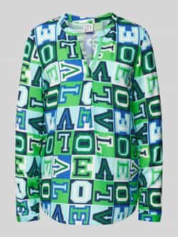 Emily Van den Bergh Regular fit blouse met tuniekkraag