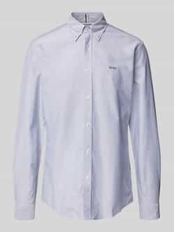 Boss Regular fit zakelijk overhemd met button-downkraag model 'Roan'