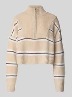 Staud Korte gebreide pullover van puur kasjmier