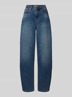 Gestuz Barrel fit jeans in used-look