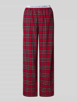 Polo Ralph Lauren Wide fit pyjamabroek met sierknoop model 'Cozy'