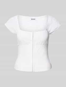Weekday Skinny fit blouse met vierkante hals