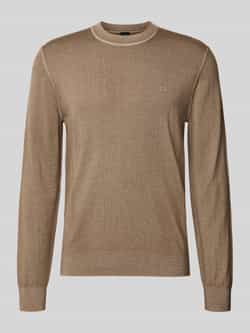 Boss Orange Regular fit gebreide pullover van pure scheerwol model 'ASTEFO'