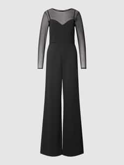 V by Vera Mont Jumpsuit met semi-transparant bovendeel