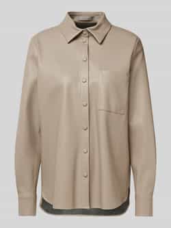 Christian Berg Woman Selection Regular fit blouse in leerlook