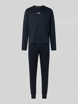 Boss Regular fit pyjama van puur katoen model 'XMAS LONG SET'