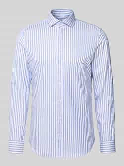 Seidensticker Slim fit zakelijk overhemd van katoen met kentkraag