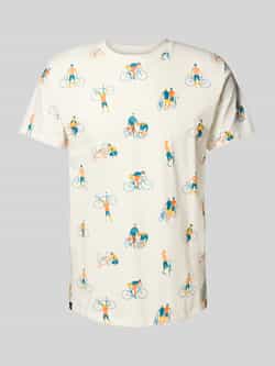 Dedicated T-shirt met ronde hals model 'BIKE PEOPLE'