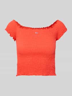 TOMMY JEANS Dames Tops & T-shirts Tjw Crp Smock Top Oranje