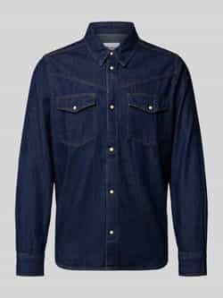 Pepe Jeans Regular fit jeansoverhemd van puur katoen