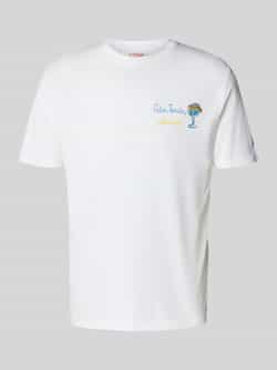 MC2 Saint Barth T-shirt met stitching en ronde hals