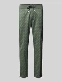 Guess Activewear Regular fit sweatpants met vaste persplooien model 'KORBIN'