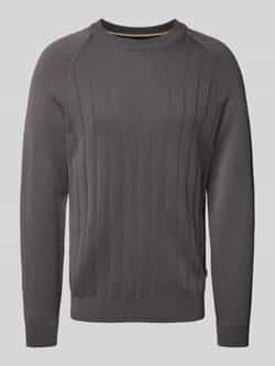 Boss Gebreide pullover van scheerwolmix model 'Belugo'