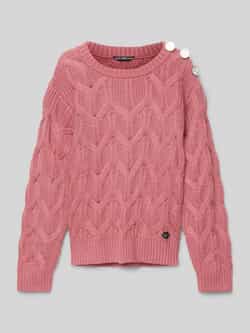 Guess Gebreide pullover met ronde hals