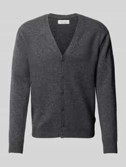 Casual friday Gebreid jack met V-hals model 'KARL'