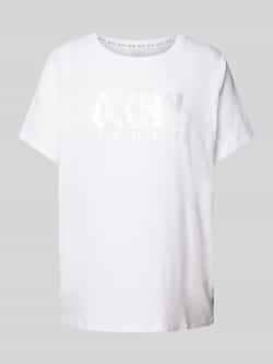 DKNY PERFORMANCE T-shirt met labelprint