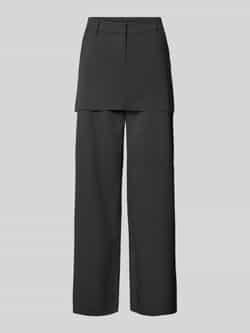 Weekday Flared stoffen broek met steekzakken