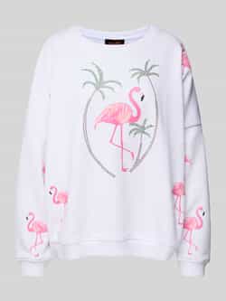 Miss goodlife Oversized sweatshirt met ribboorden