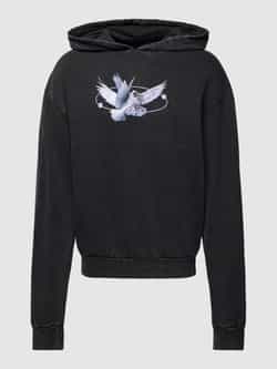 Upscale by Mister Tee Vive Le Liberte Oversize Hoody Hoodies Kleding black acid maat: M beschikbare maaten:M